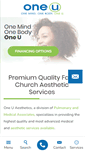 Mobile Screenshot of oneuaesthetics.com